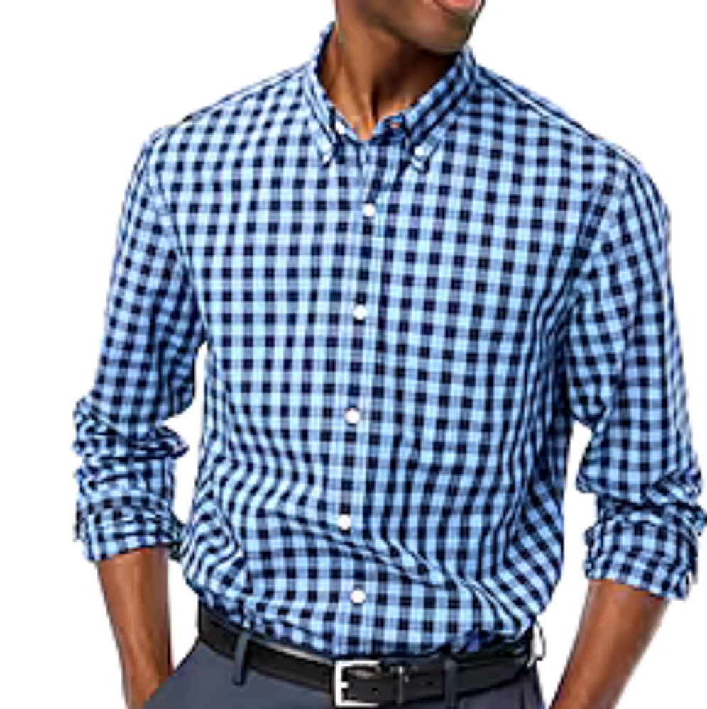 J. Crew Men's Flex Casual Shirt New Size Medium - Picture 1 of 3